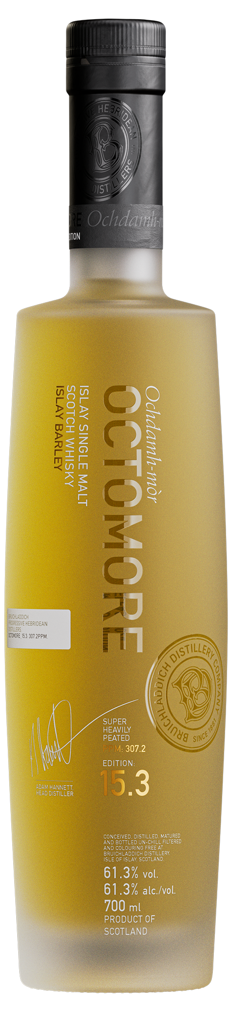 Octomore 15.3 Super Heavily Peated Whisky | Bruichladdich Octomore 15.3 Super Heavily Peated Whisky | Bruichladdich