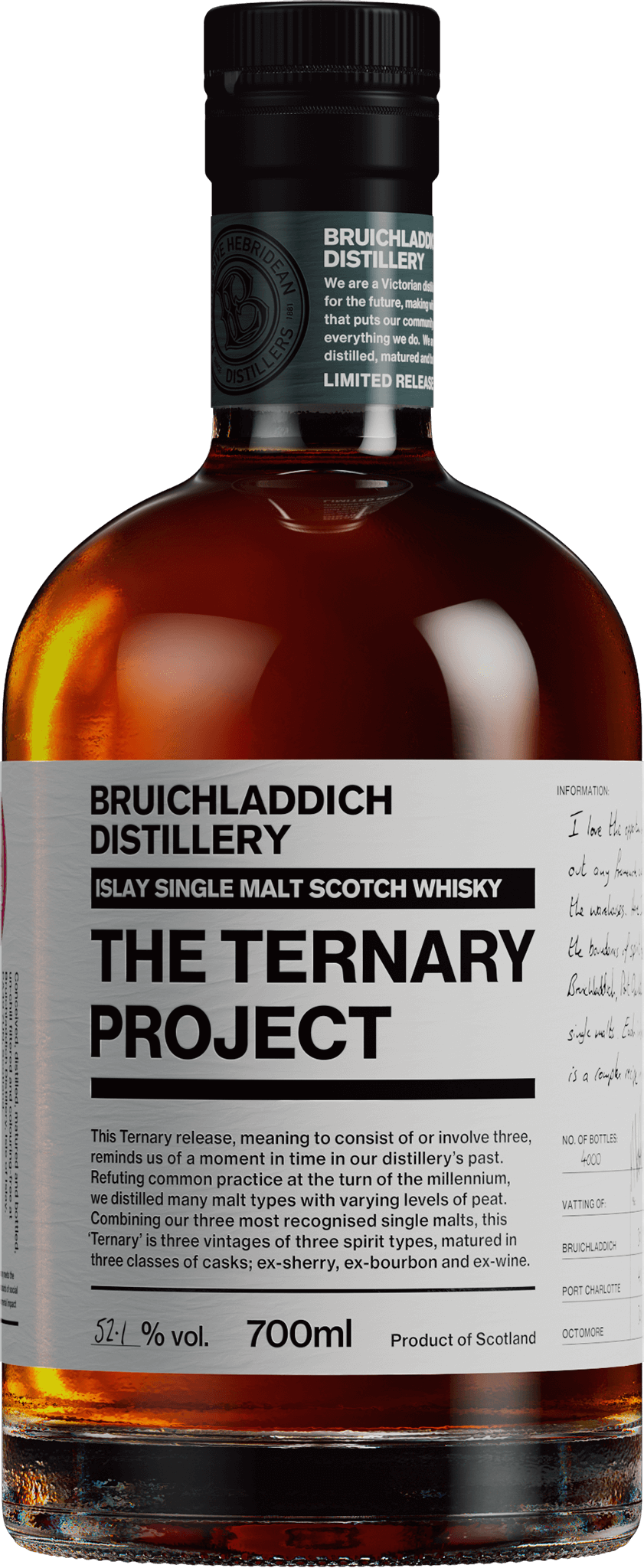 The Ternary Project | Bruichladdich Distillery The Ternary Project | Bruichladdich Distillery